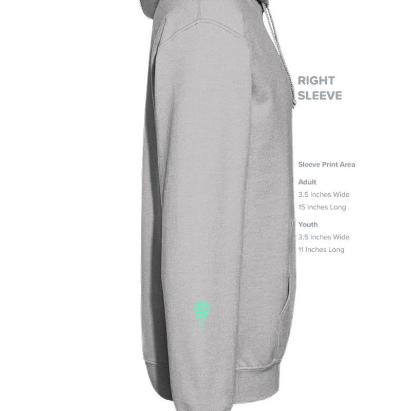Load image into Gallery viewer, BP Heavyweight Hoodie - Teal Trailing BP
