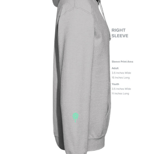 BP Heavyweight Hoodie - Teal Trailing BP