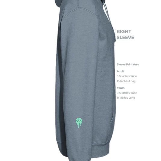 BP Heavyweight Hoodie - Teal Trailing BP