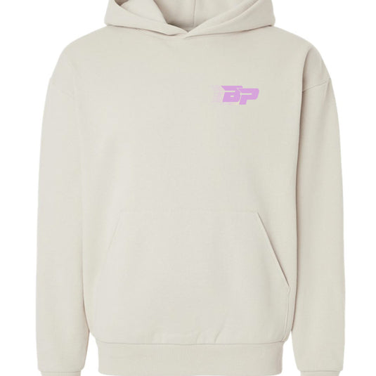 BP Heavyweight Hoodie - Pink Trailing BP