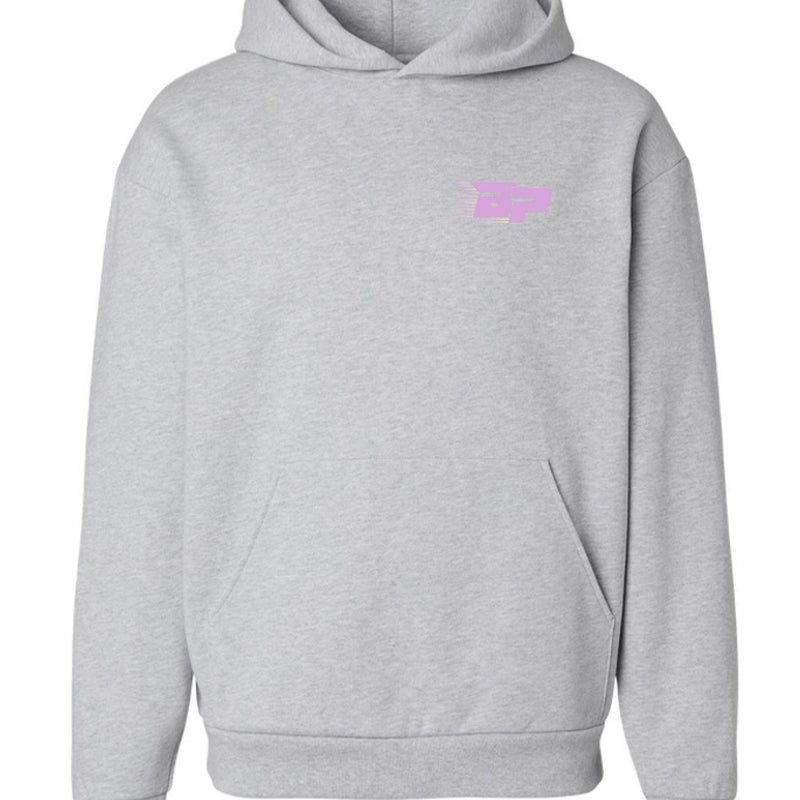 Load image into Gallery viewer, BP Heavyweight Hoodie - Pink Trailing BP
