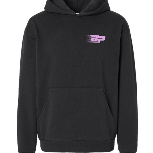 BP Heavyweight Hoodie - Pink Trailing BP