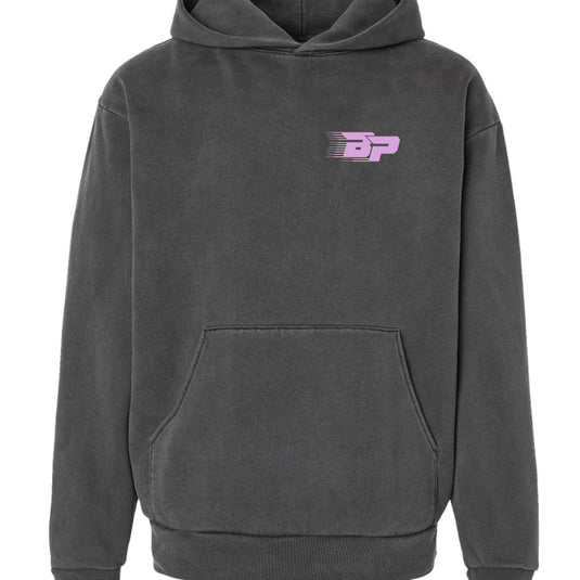 BP Heavyweight Hoodie - Pink Trailing BP