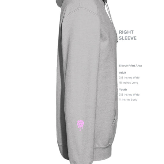BP Heavyweight Hoodie - Pink Trailing BP