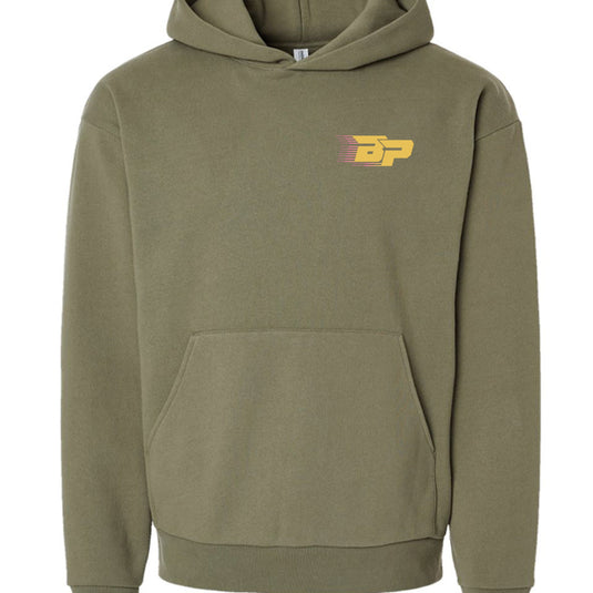BP Heavyweight Hoodie - Gold Trailing BP