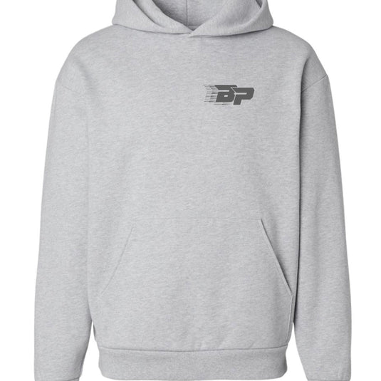 BP Heavyweight Hoodie - Grey Trailing BP