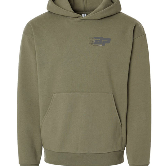BP Heavyweight Hoodie - Grey Trailing BP
