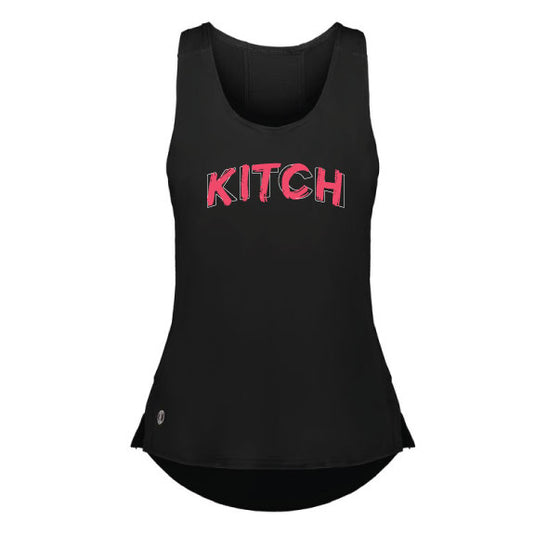 Kitch Scribble Girls Sport Tank
