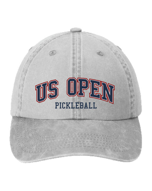 US Open Pickleball Old School Garment Wash Hat