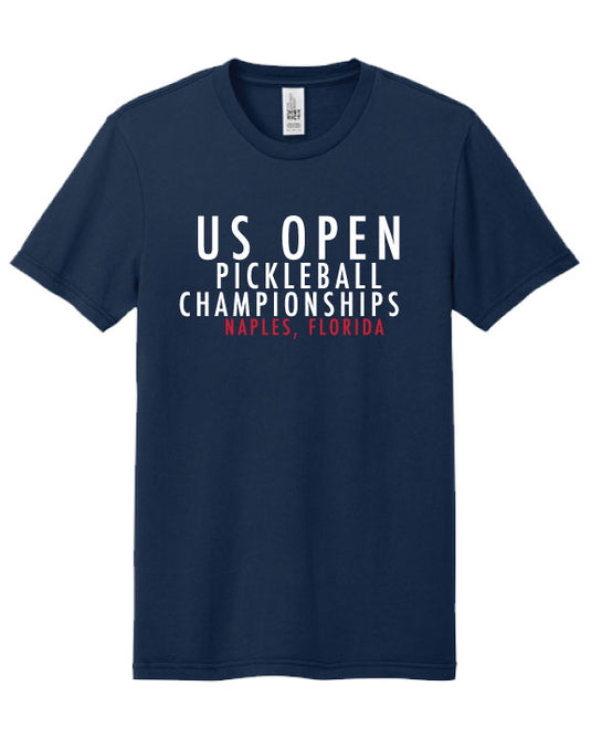 US Open Pickleball Wordy T-Shirt