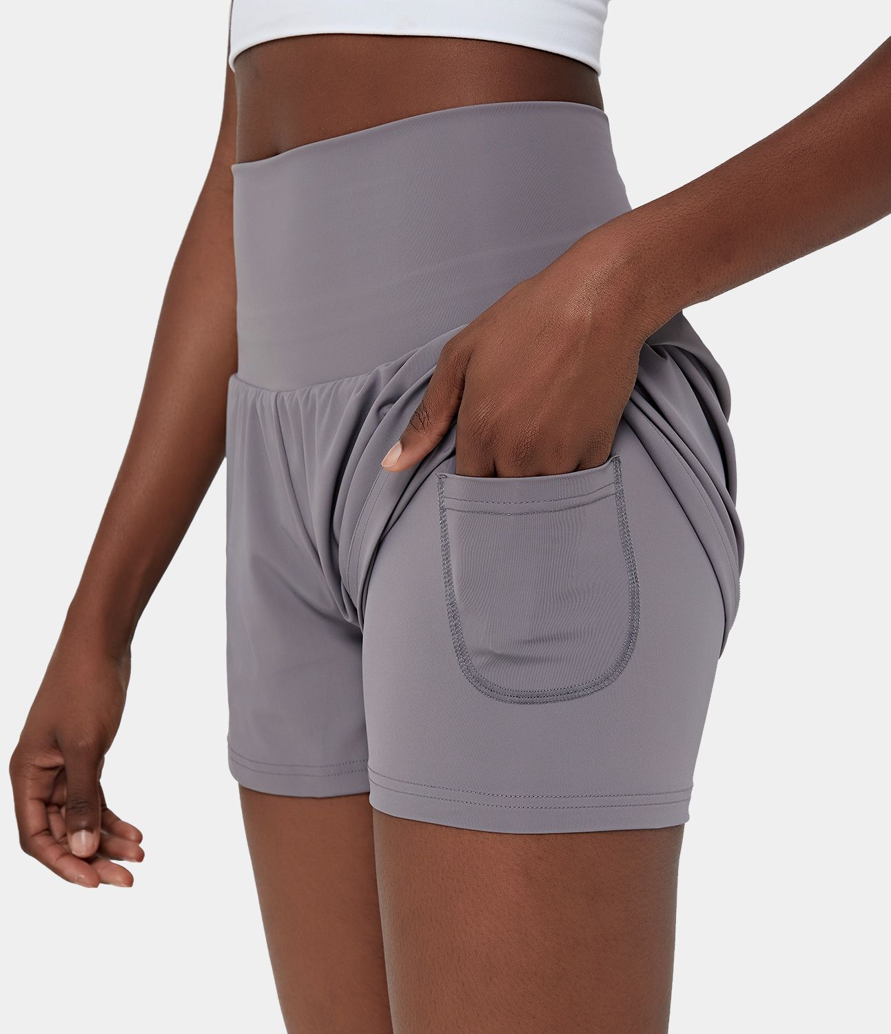 Kitch X Halara Waistband Pocket Short