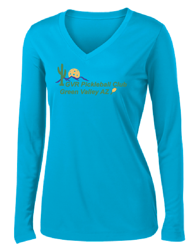 Load image into Gallery viewer, GVR Pickleball LS Sport V-Neck
