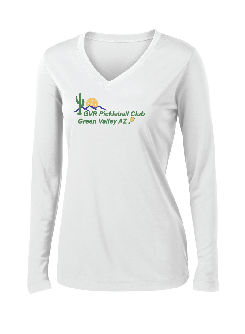 Load image into Gallery viewer, GVR Pickleball LS Sport V-Neck
