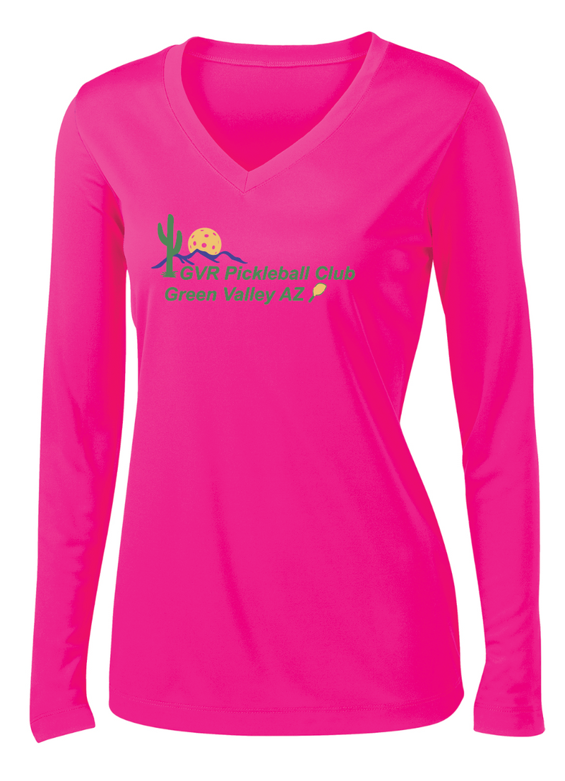Load image into Gallery viewer, GVR Pickleball LS Sport V-Neck
