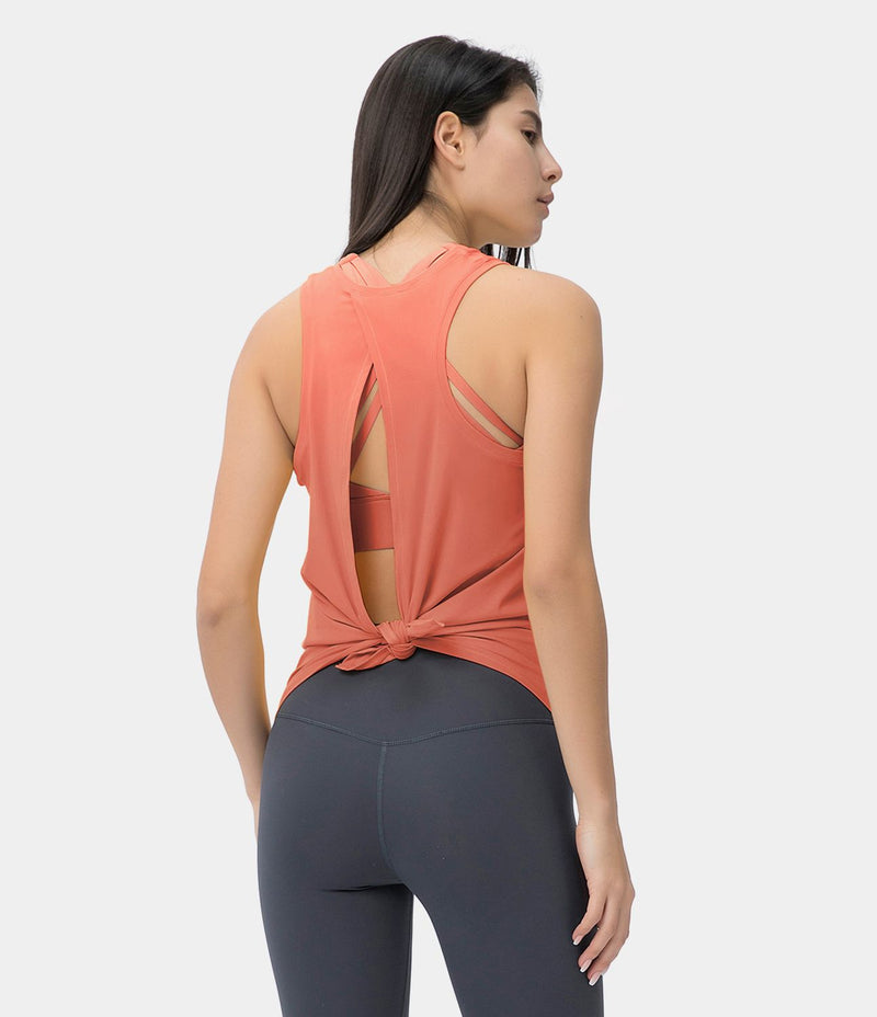Load image into Gallery viewer, Kitch X Halara Tie Back Sport Tank
