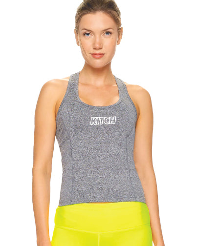 PB Sport Airstretch Crop Racer Tank