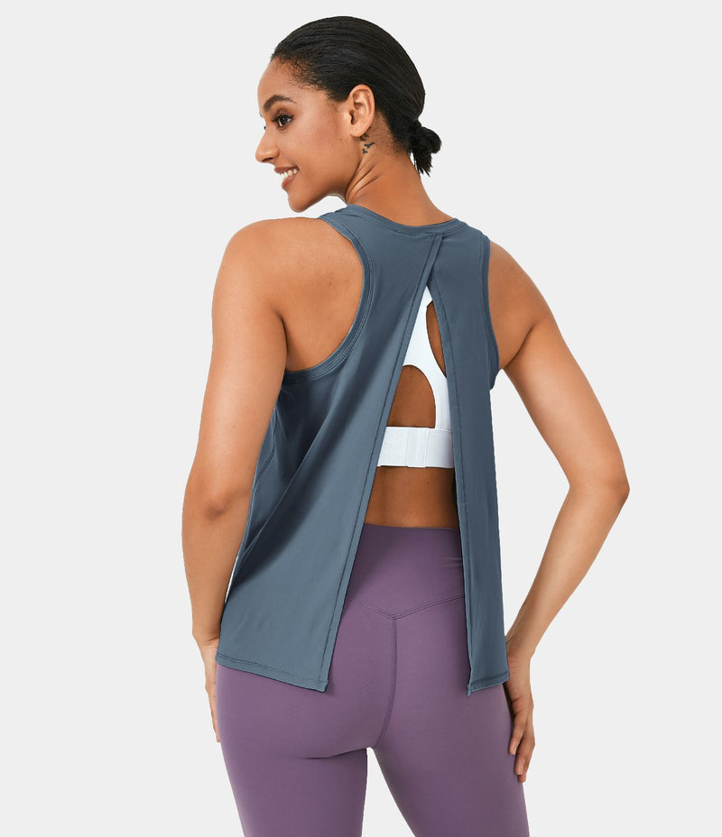 Load image into Gallery viewer, Kitch X Halara Tie Back Sport Tank
