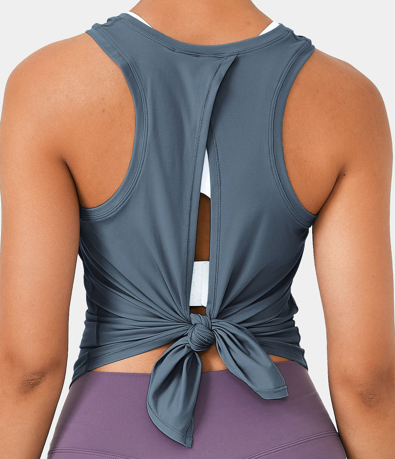 Load image into Gallery viewer, Kitch X Halara Tie Back Sport Tank
