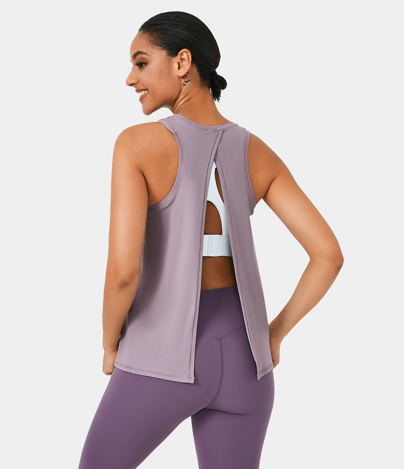 Kitch X Halara Tie Back Sport Tank